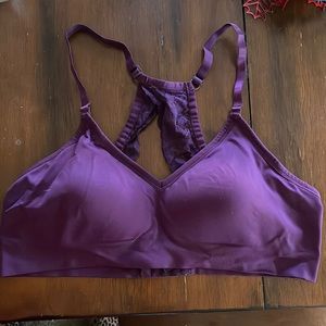 Purple Racerback Bralette